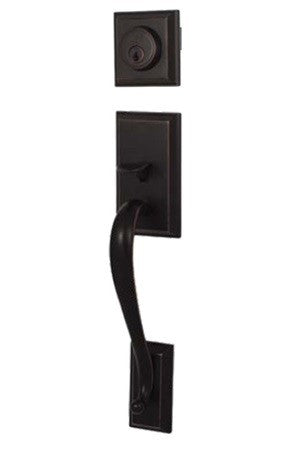 Weslock R2830-XFR2D Mercy Single Cylinder Handleset with a New Haven Lever