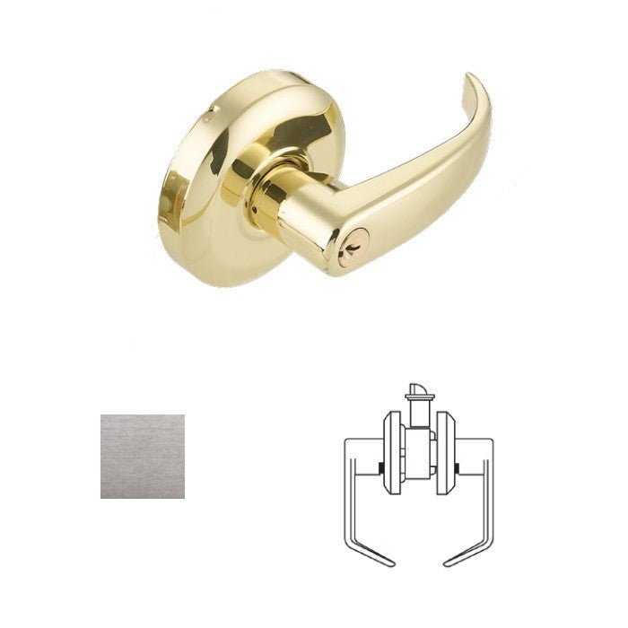 Cal-Royal RL40-26D satin chrome dummy trim door lever