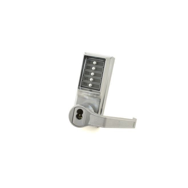 Kaba Simplex RR8146B26D satin chrome combination entry with key override