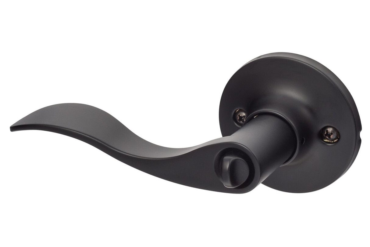 Sure-Loc SB102 FBL flat black privacy door lever