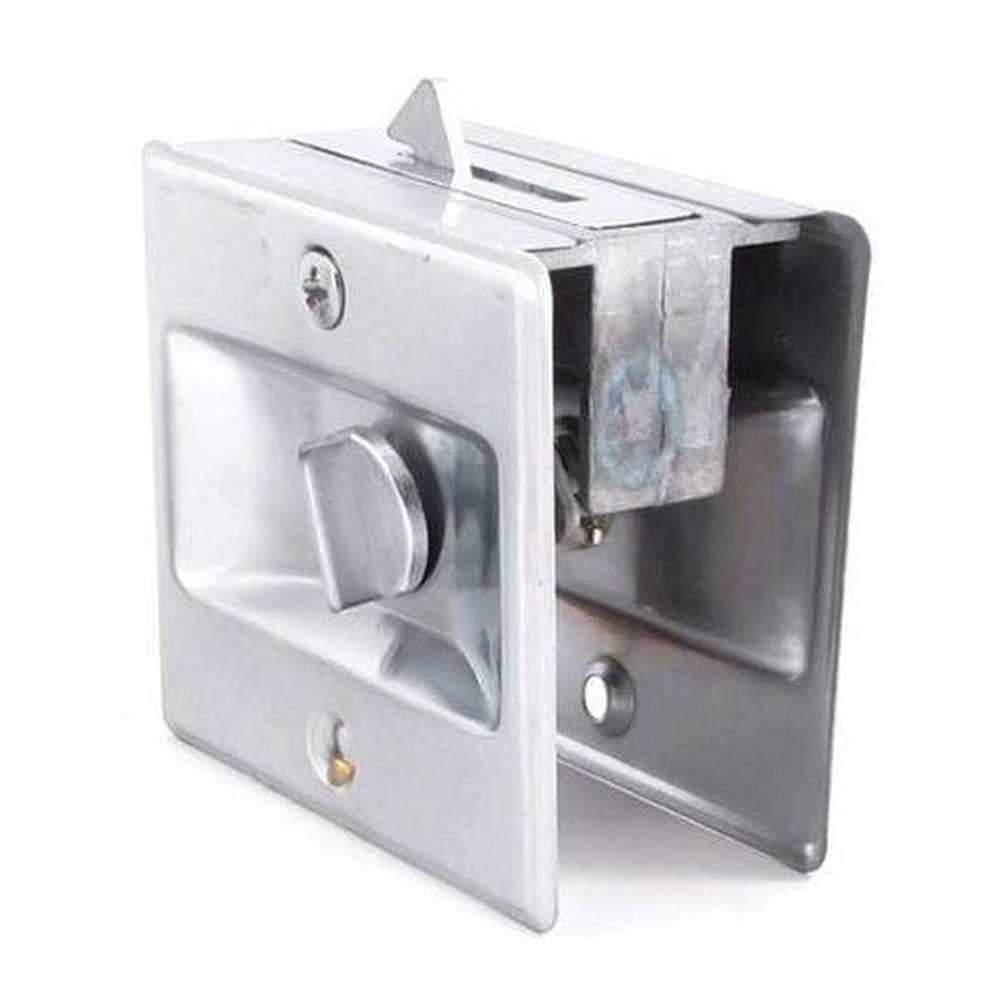 Cal-Royal SDL16-26D satin chrome privacy pocket door lock