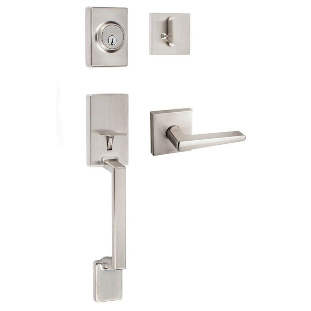 Sure-Loc SH507-S-BS-SQ 15 satin nickel single cylinder handleset