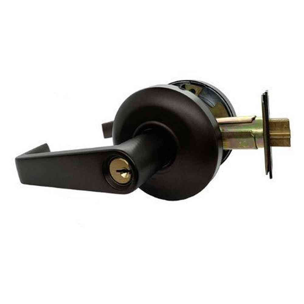 Cal-Royal SL00-10B-2-3/8 oil rubbed dark bronze keyed entry door lever