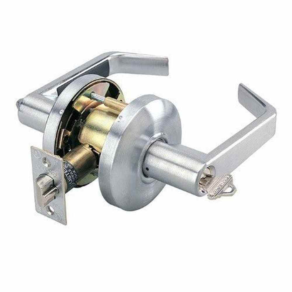 Cal-Royal SL03-26D-2-3/8 satin chrome classroom door lever
