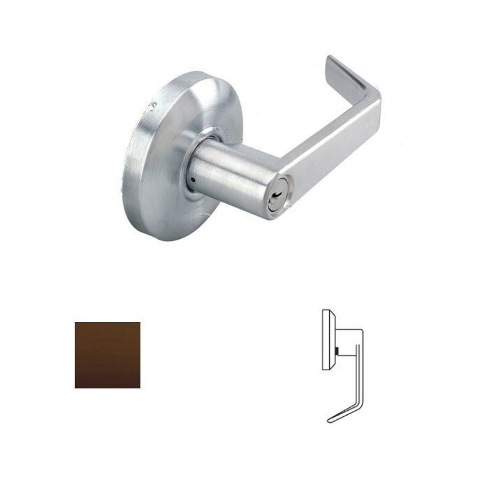Cal-Royal SL40-10B dummy trim dummy trim door lever in oil-rubbed bronze, additional view