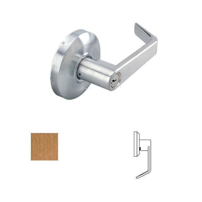 Cal-Royal SL40-10B dummy trim dummy trim door lever in oil-rubbed bronze, additional view