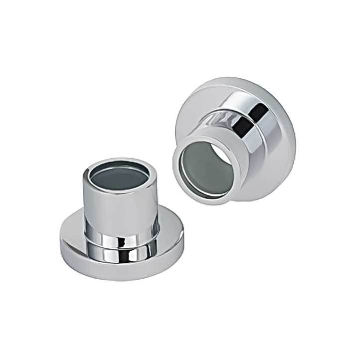 Orca Hardware SMSRH-CH bright polished chrome shower curtain rod holder