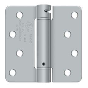 Orca Hardware SPR4014-26D spring hinge in satin chrome, additional view