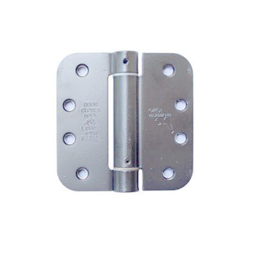 Orca Hardware SPR4058-26D spring hinge in satin chrome, additional view