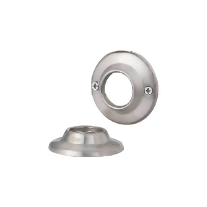 Orca Hardware SSRHES-SS stainless steel shower curtain rod holder