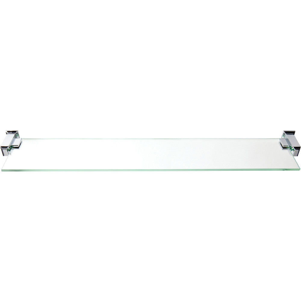 Atlas Homewares SUTSF-CH polished chrome glass shelf