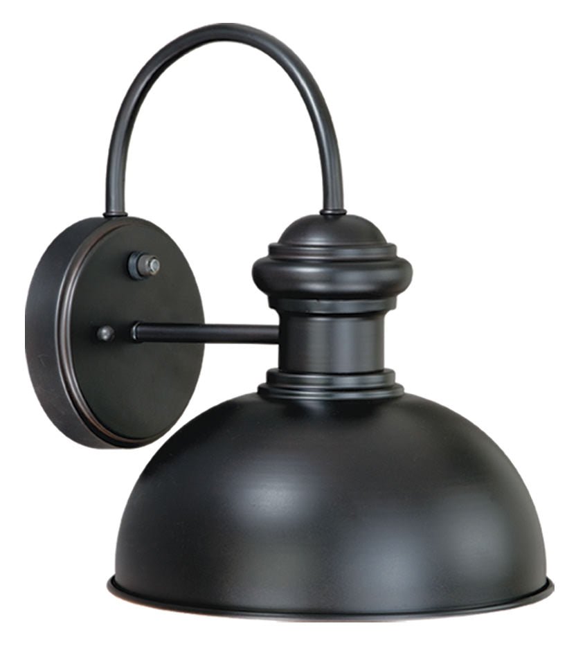 Vaxcel T0016 T001 10" Franklin Brass Outdoor Wall Light Oil Burnished Bronze
