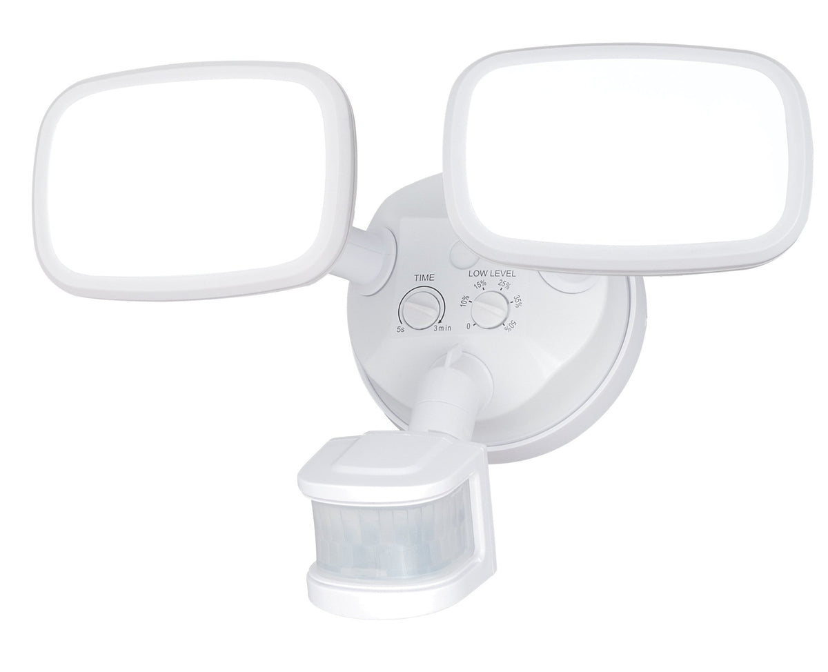 Vaxcel T0099 T00 Sigma Aluminum-Plastic 2L Dualux Security Light White