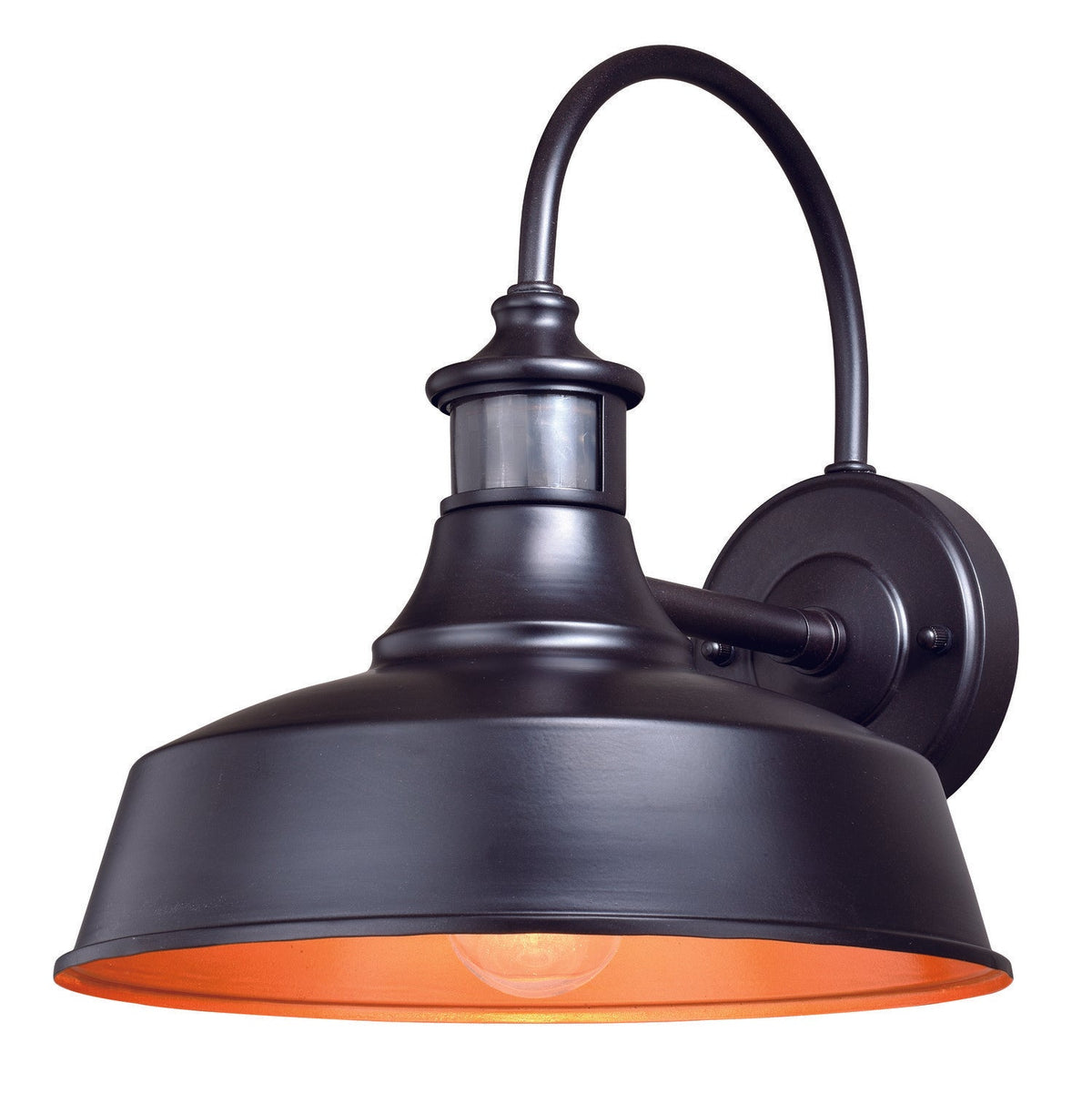 Vaxcel T0387 T038 12" Dorado Steel Dualux Outdoor Wall Light Dark Bronze
