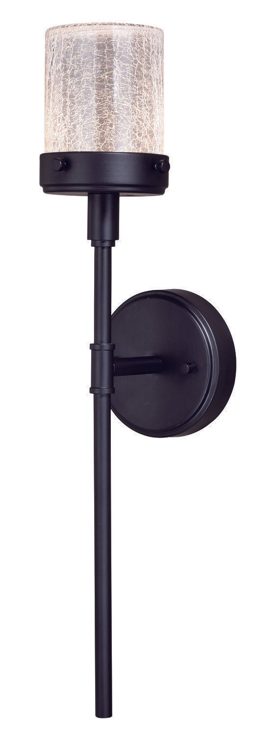 Vaxcel T0390 T039 4" Levanto Steel LED Outdoor Wall Light Carbon Bronze