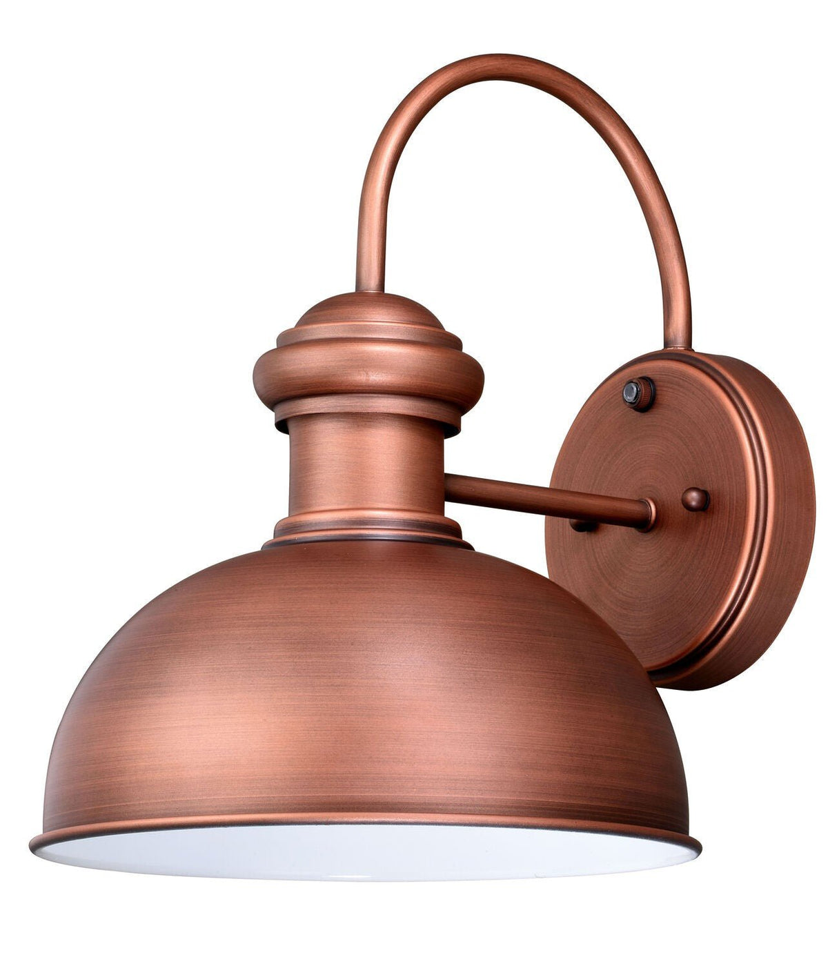 Vaxcel T0409 T001 10" Franklin Brass Outdoor Wall Light Brushed Copper