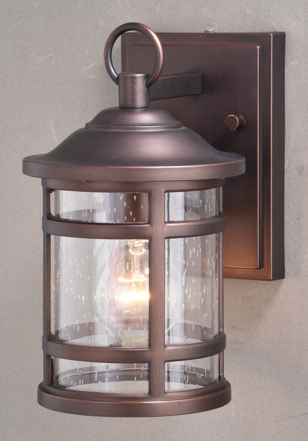 Vaxcel T0517 T051 5.5" Southport Plastic Outdoor Wall Light Sienna Bronze