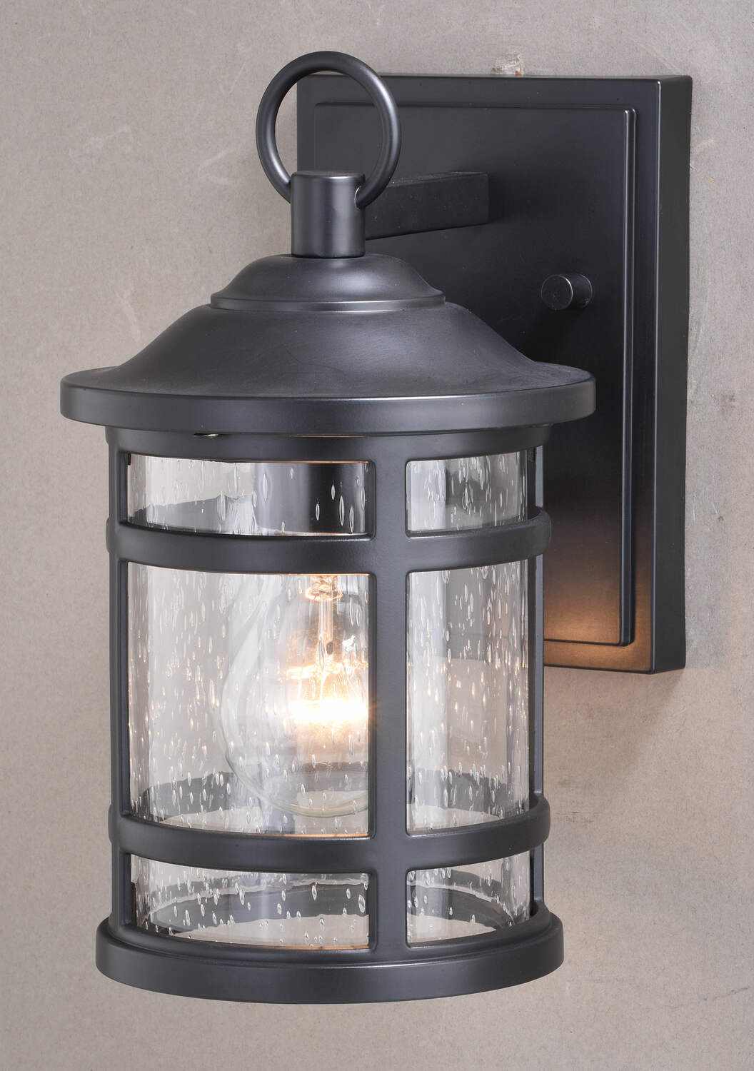 Vaxcel T0522 T051 5.5" Southport Plastic Outdoor Wall Light Matte Black