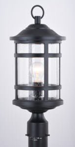 Vaxcel T0526 T052 8.5" Southport Plastic Outdoor Post Matte Black