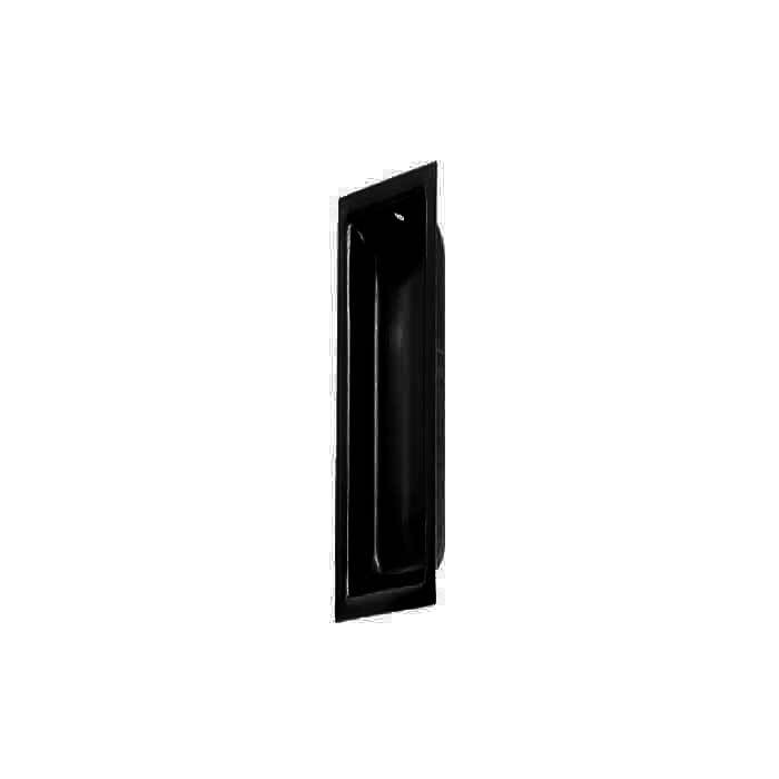 Orca Hardware TH-FPREC-BL black flush finger pull