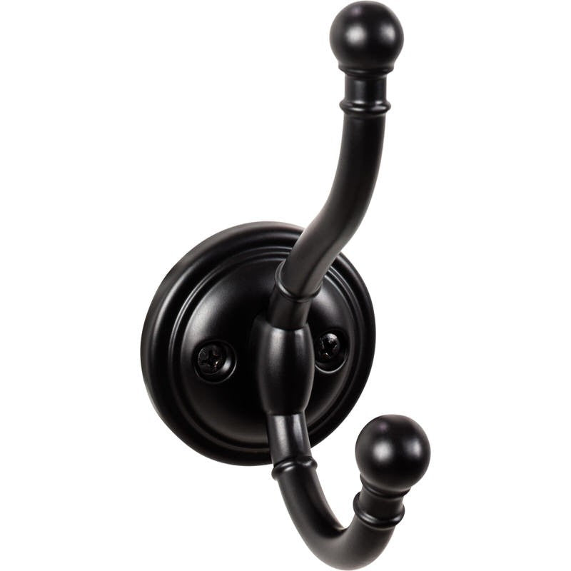 Top Knobs TK1063BLK flat black hooks