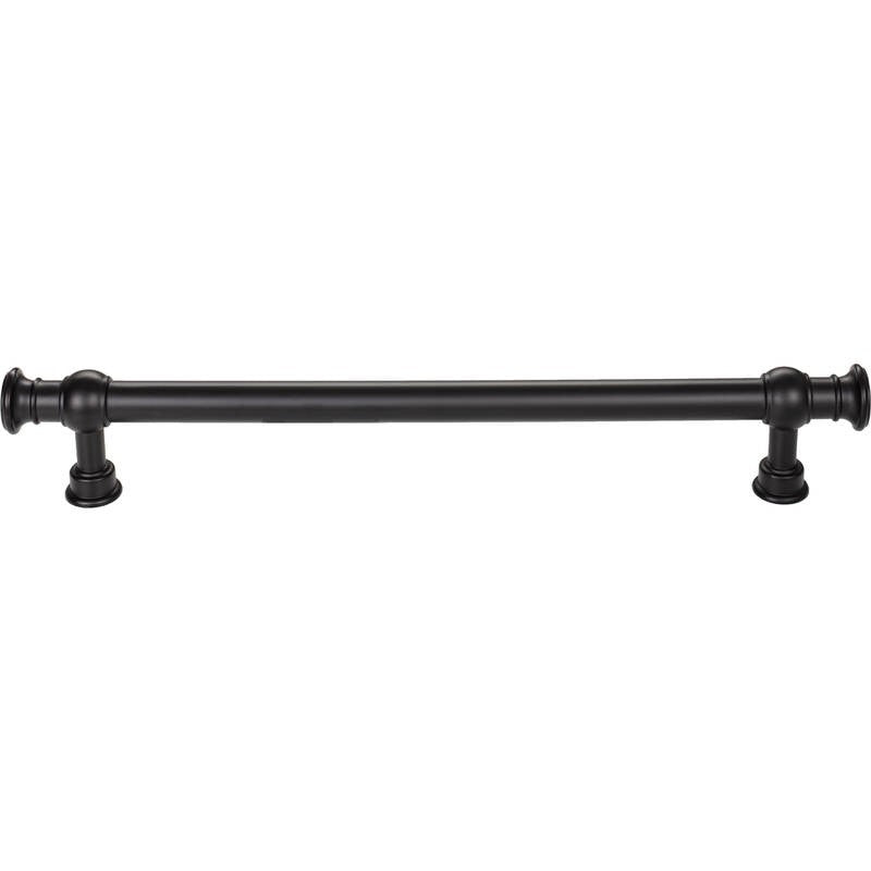 Top Knobs TK3127BLK flat black cabinet pull / appliance pull