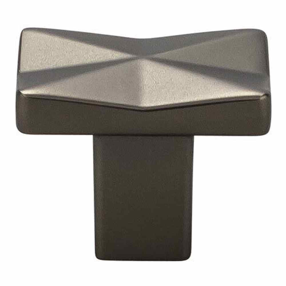 Top Knobs TK560AG ash gray square cabinet knob