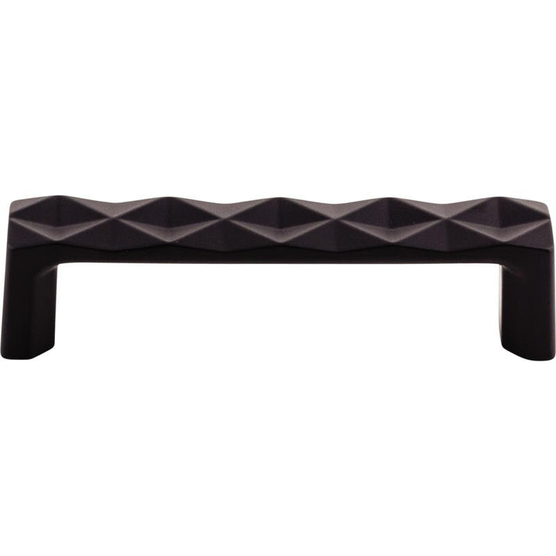 Top Knobs TK561BLK Mercer cabinet pulls in satin stainless, additional view