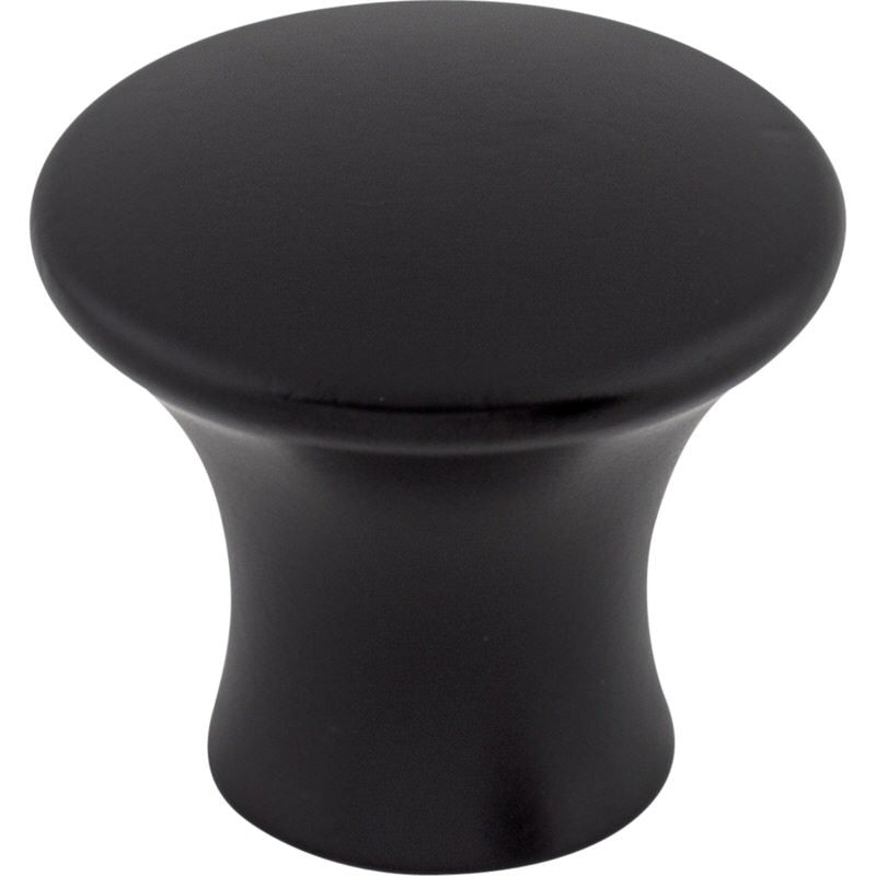 Top Knobs TK591BLK flat black cabinet knob