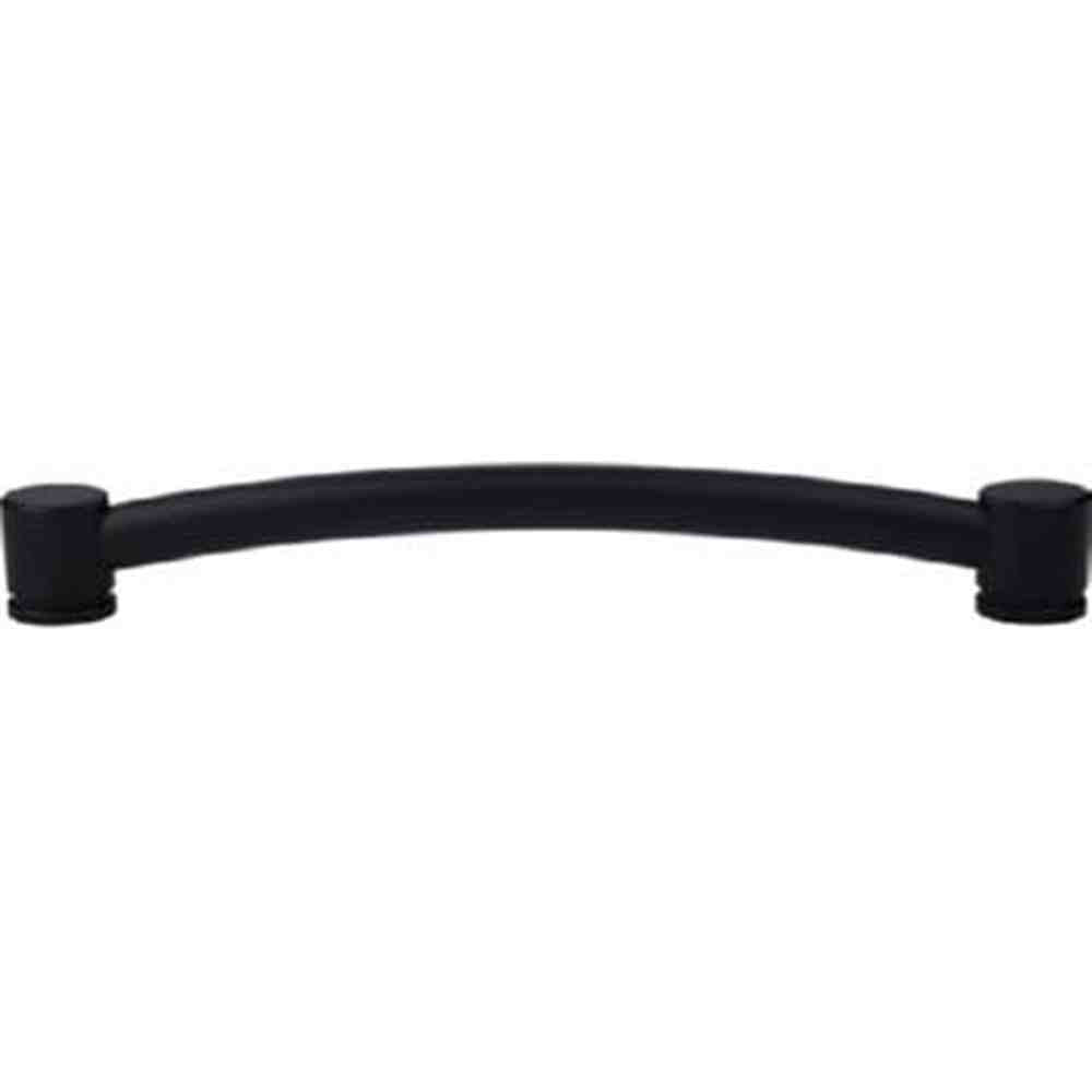Top Knobs TK67BLK flat black cabinet pull / appliance pull