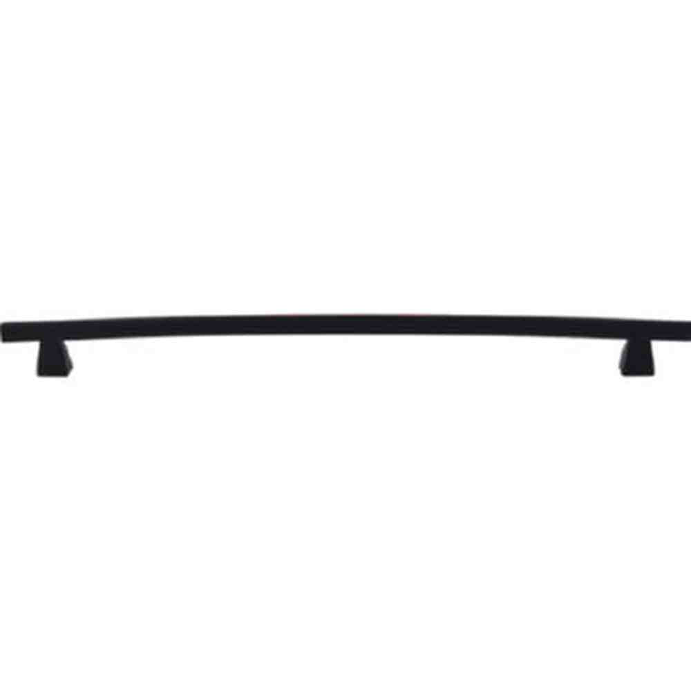 Top Knobs TK6BLK flat black arched cabinet pull