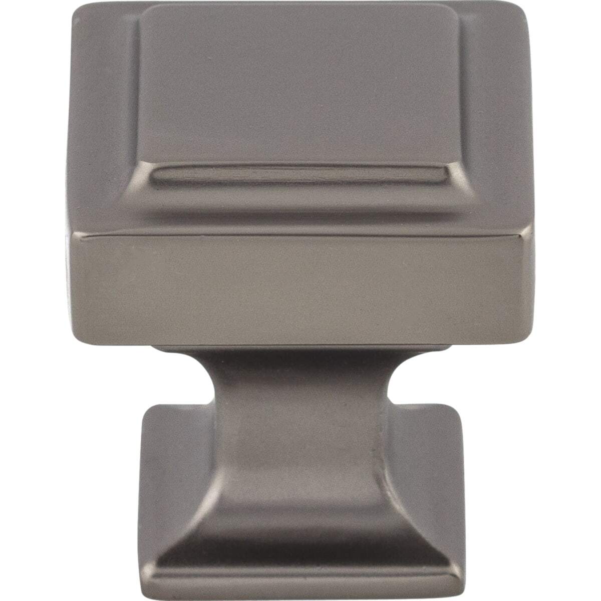 Top Knobs TK701AG ash gray square cabinet knob