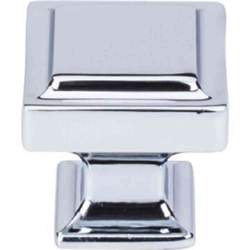 Top Knobs TK702PC polished chrome square cabinet knob