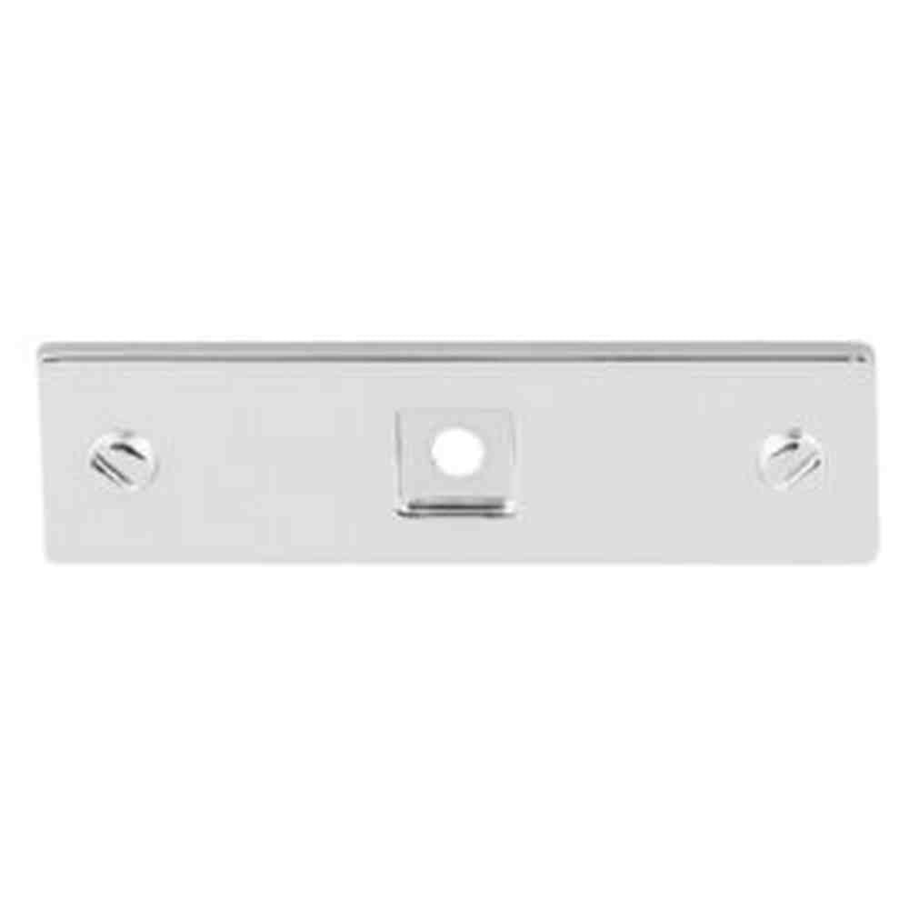 Top Knobs TK741PC polished chrome cabinet backplates