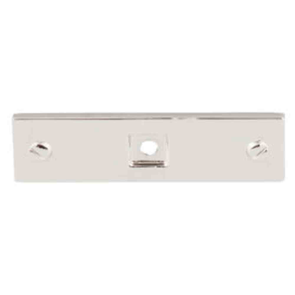 Top Knobs TK741PN polished nickel cabinet backplates