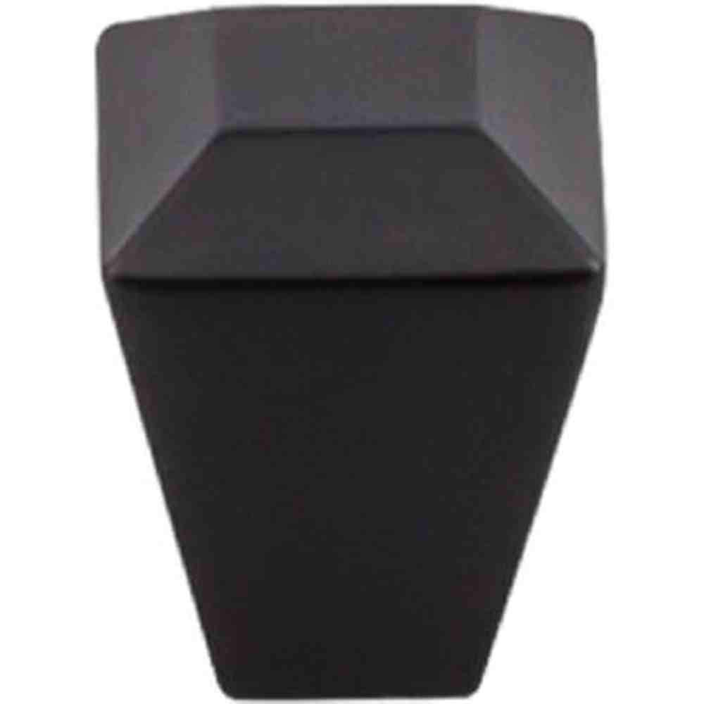 Top Knobs TK811BLK flat black square cabinet knob
