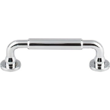 Top Knobs TK822 Lily Cabinet Pull 3-3/4" Center to Center, front view
