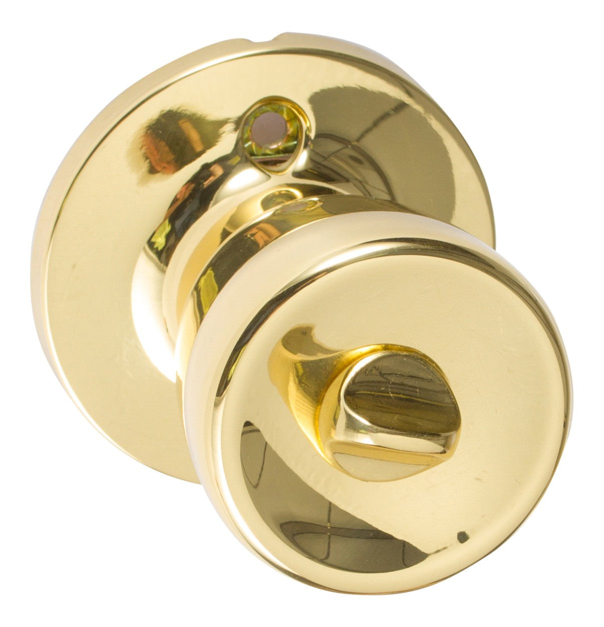 Sure-Loc TL107 3 polished brass keyed entry knob