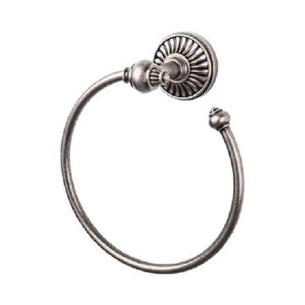 Top Knobs TUSC5PTA pewter antique towel ring