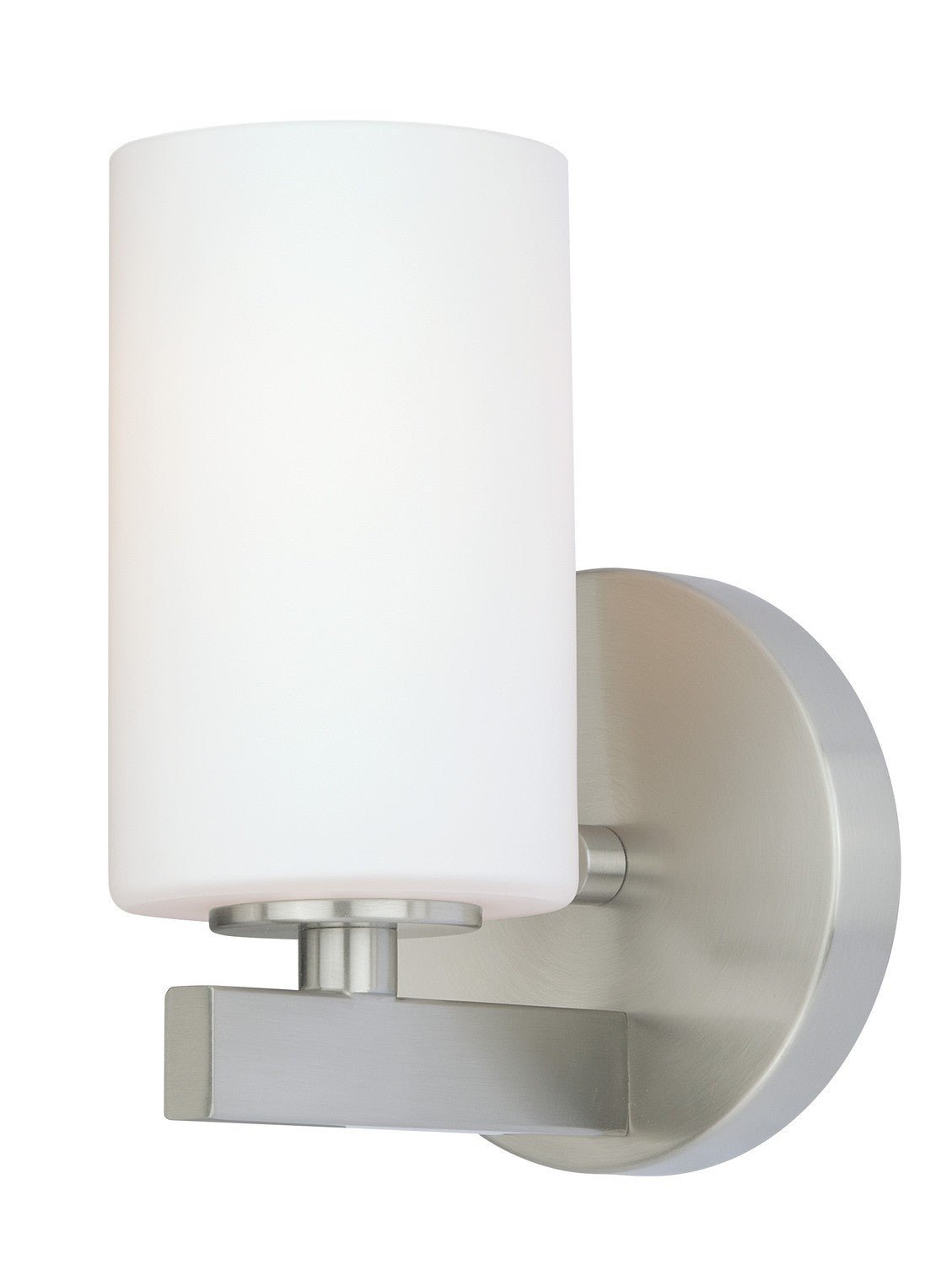 Vaxcel W0120 Glendale Steel 1L Vanity Satin Nickel