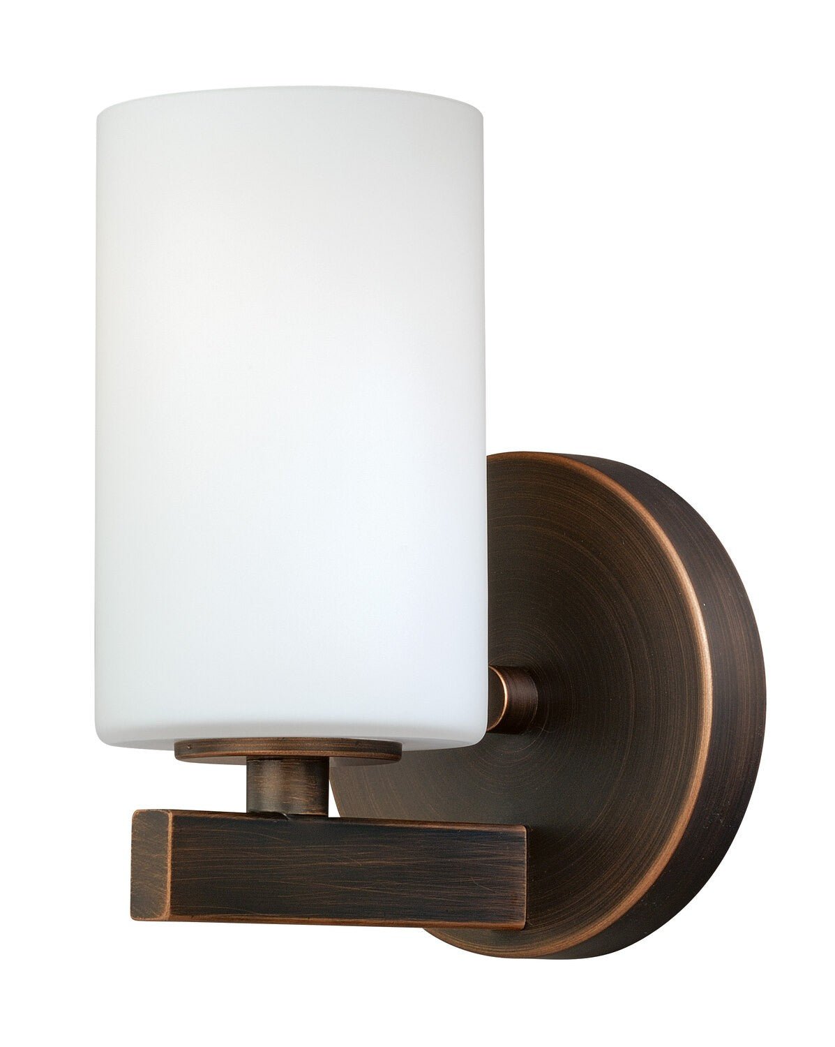 Vaxcel W0121 W0120 Glendale Steel 1L Vanity Sienna Bronze