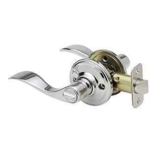 Copper Creek WL2230RHPS polished stainless privacy door lever