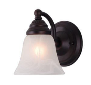 Vaxcel WL35121OBB WL35121 Standford Steel 1L Wall Light Oil Burnished Bronze