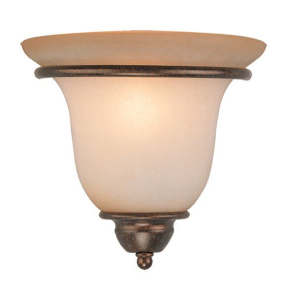 Vaxcel WS35461RBZ/B WS35461 10" Monrovia Steel Wall Sconce Royal Bronze