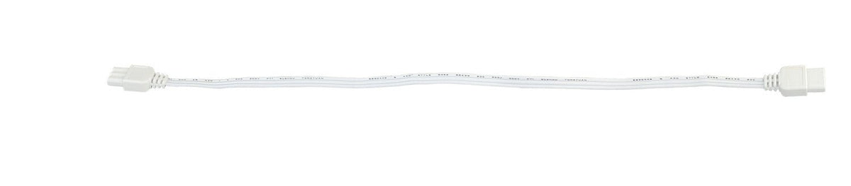 Vaxcel X0018 24" Instalux Plastic Low Profile Under Cabinet Linking Cable White