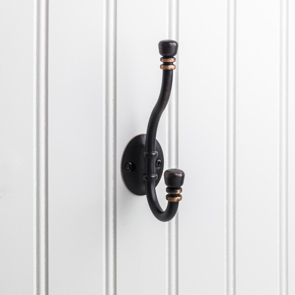 Elements YD50-518DBAC brushed oil rubbed bronze coat hook