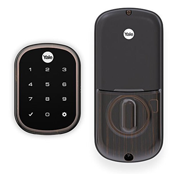 Yale YRD256ZW210BP oil rubbed bronze touchscreen deadbolt