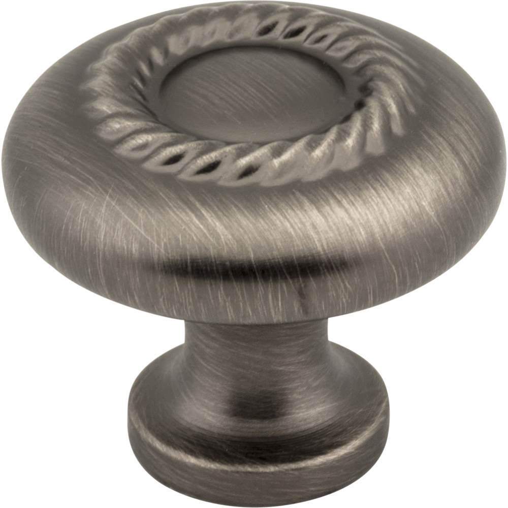 Hardware Resources Z117-BNBDL Lenoir 1-1/4" Zinc Cabinet Knob Brushed Pewter