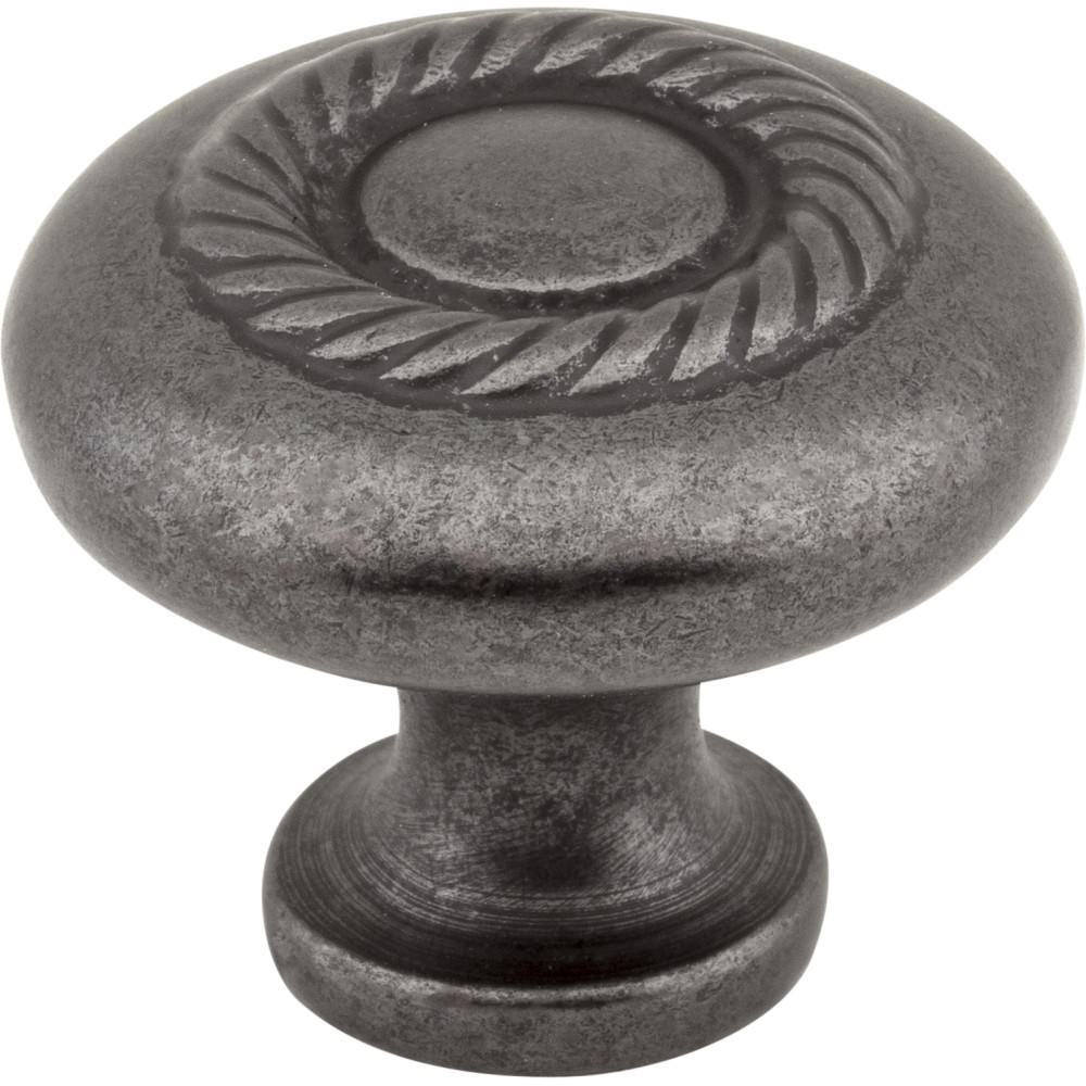 Hardware Resources Z117-DACM Lenoir 1-1/4" Zinc Cabinet Knob Gun Metal