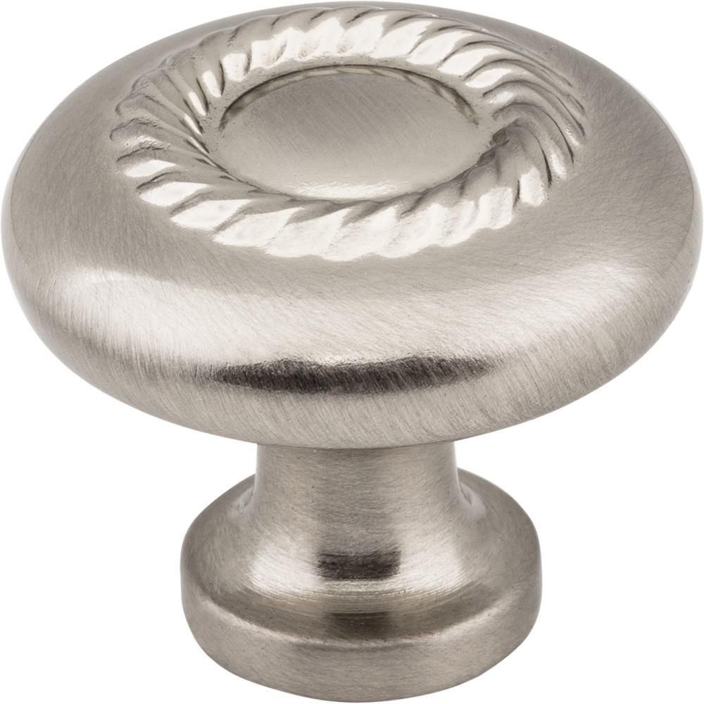 Hardware Resources Z117-SN Lenoir 1-1/4" Zinc Cabinet Knob Satin Nickel